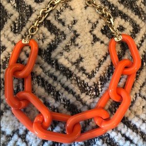 Orange chain necklace